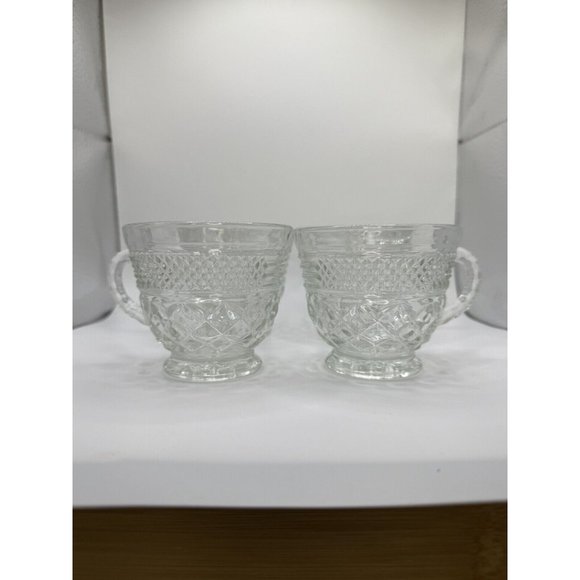 Anchor Hocking “Wexford” Clear Glass Punch/Coffee/Tea Cups - Set of 4 - Picture 10 of 10